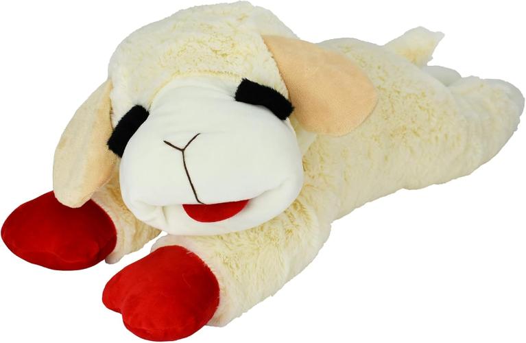 Juguete de Peluche Blanco para Perro, 31 cm