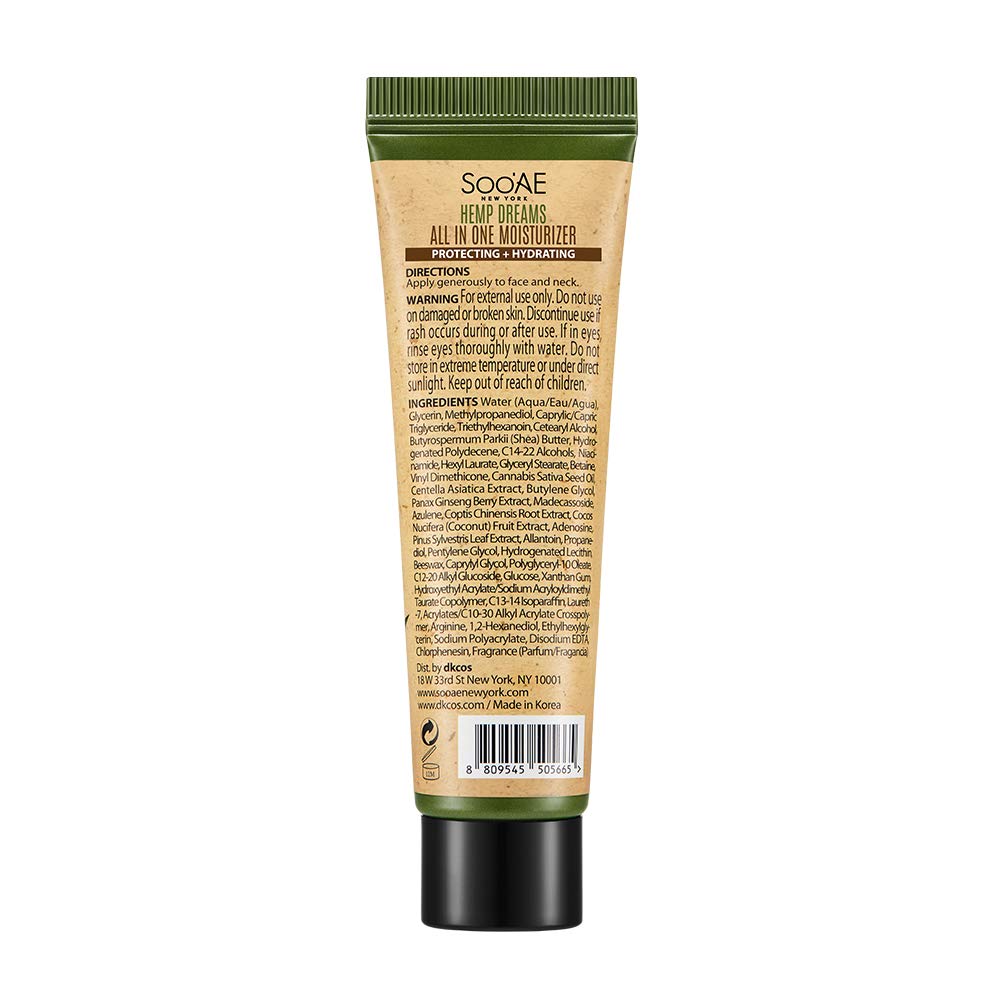 Soo'AE Hemp Dreams - Crema hidratante todo en uno 30g