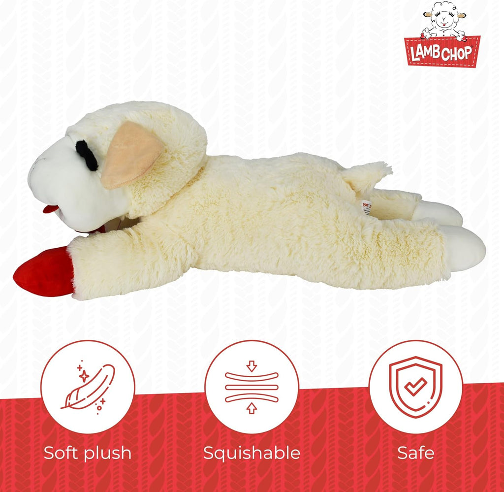 Juguete de Peluche Blanco para Perro, 31 cm