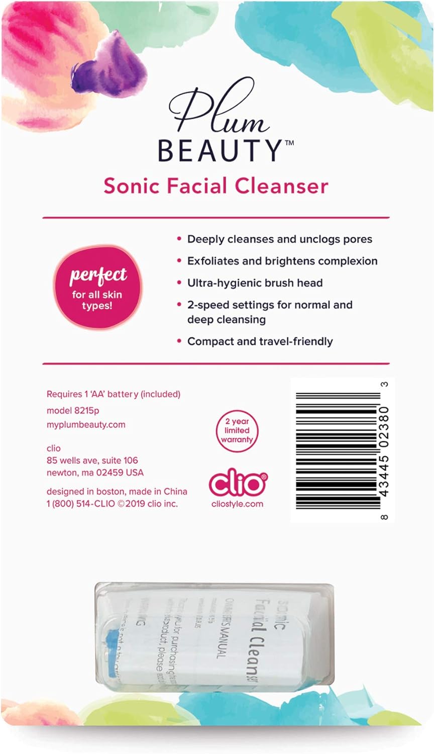 Limpiador Facial Sonic Plum Beauty