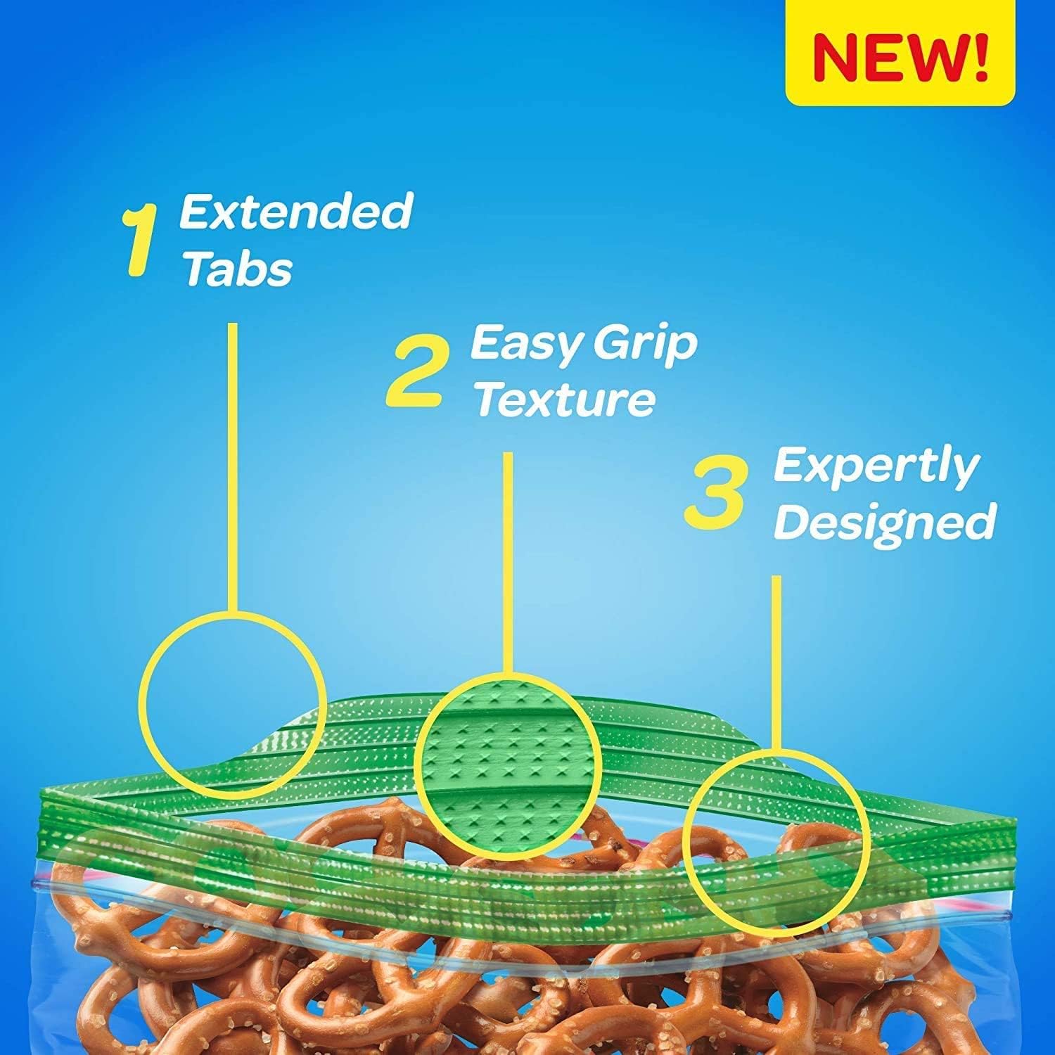 Ziploc Bolsa Snack 90 Piezas