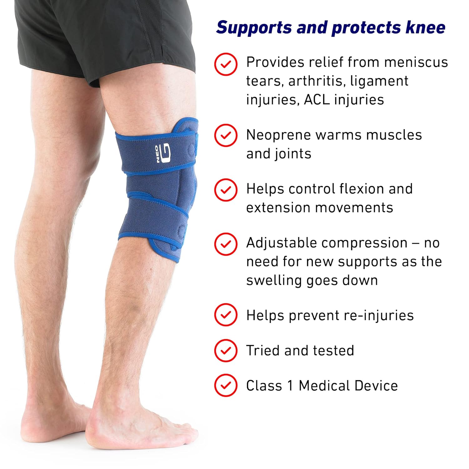 Rodillera Soporte de rodilla abierto NEO G REF-885