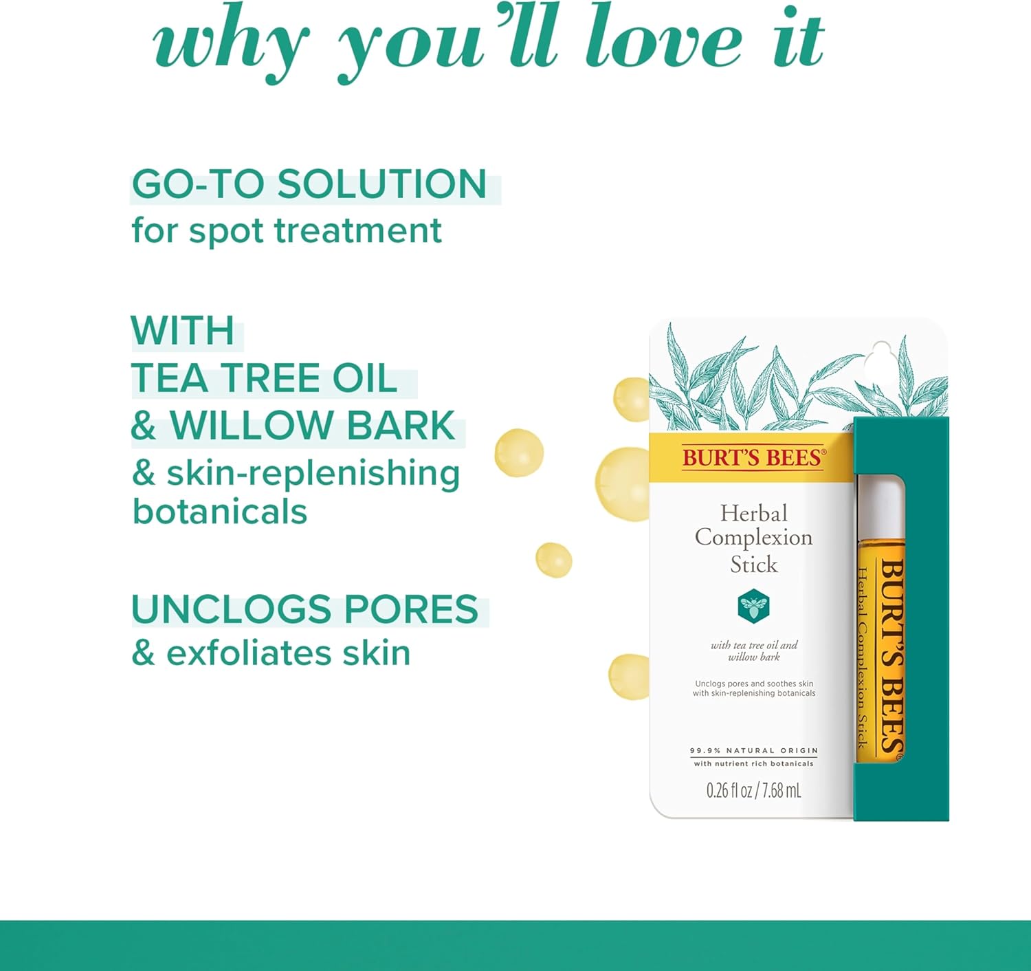 Burts Bees Herbal Complexion Stick 7.68ml