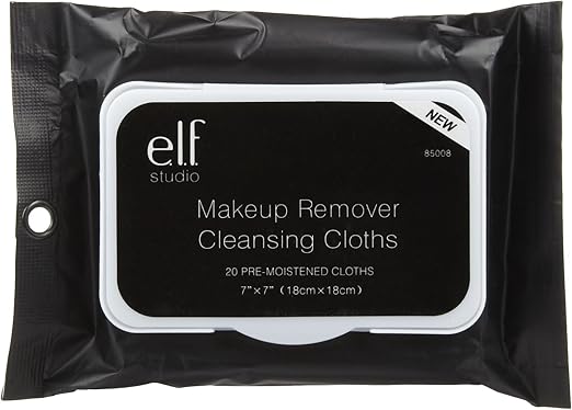 e.l.f. Makeup Remover Cleansing Cloths, 20 Count