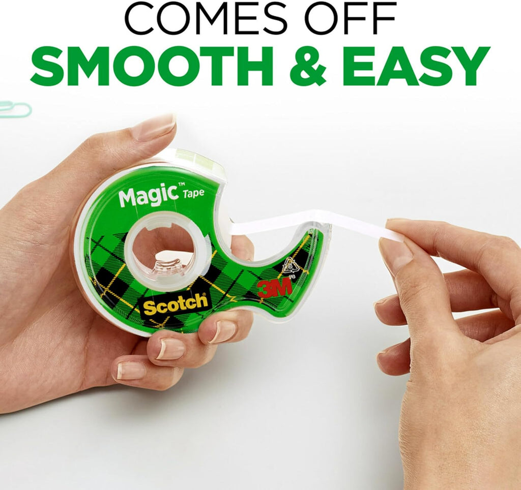 Scotch Cinta mágica, 1 rollo, numerosas aplicaciones, invisible