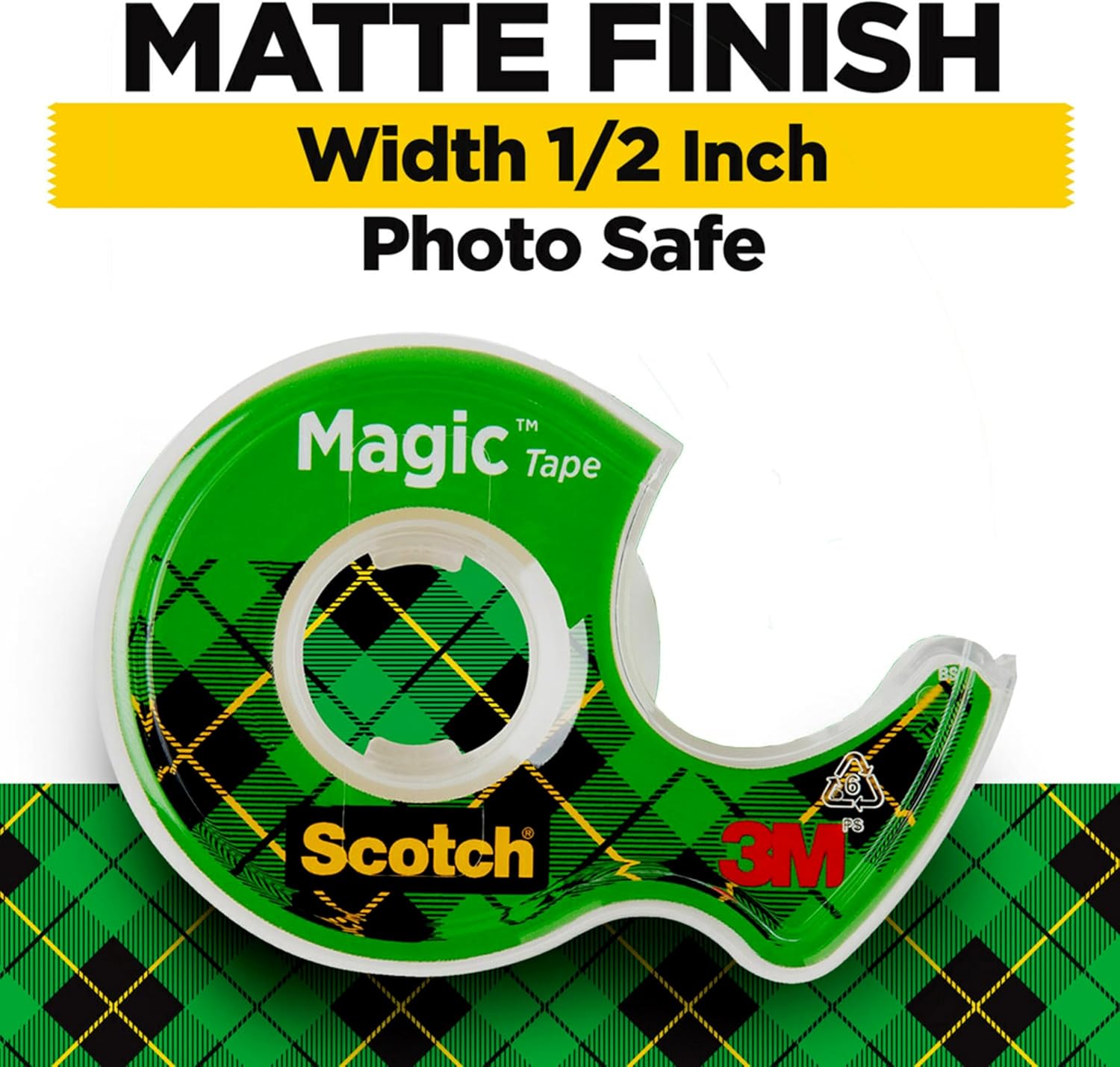 Scotch Cinta mágica, 1 rollo, numerosas aplicaciones, invisible