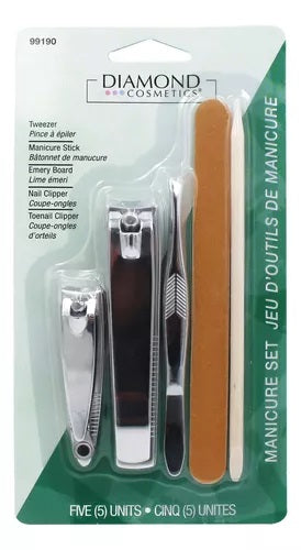 Manicure Set Diamond Cosmetics 5 Piezas