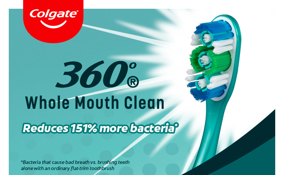 Cepillo Colgate Whole Mouth Clean 360° 4 Pack