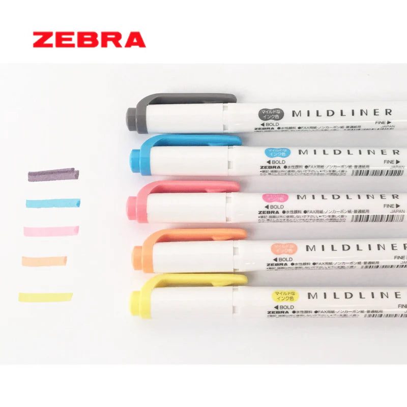 Marcador Doble Punta Mildliner Zebra