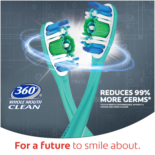 Cepillo Colgate Whole Mouth Clean 360° 4 Pack