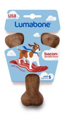 Juguete masticable duradero con tocino Lumabone